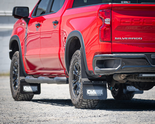 Full Set (Front and Rear) Mud Guard Extensions – Silverado 1500 ZR2 (Fourth Gen 2020-25) - Bundle & Save